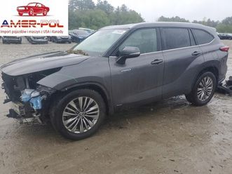 toyota highlander hybrid platinum 2021 2.5l 2.5 hybryda 243km