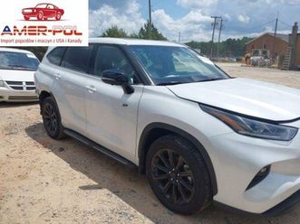 toyota highlander limited 2024 2.4l 2.4 benzyna 265km