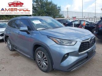 toyota highlander 2021r., platinium, od ubezpieczalni 3.5 benzyna 295km