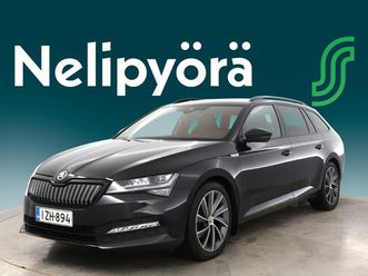 skoda superb combi 1.4 tsi phev 218hv sportline iv dsg autom. - merkkihuollettu suomi-auto | 19