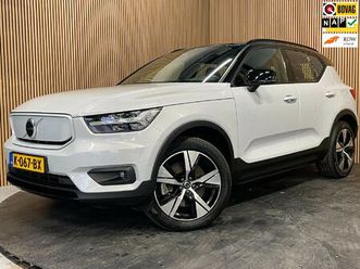 volvo xc40 recharge p8 awd r-design|90%soh|trekhaak|1/2 leder|stoel+stuurverwarming|acc|carplay|clima+cruise|nl|nap|in.btw|1e eig|