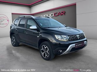 dacia duster tce 125 4x2 prestige attelage caméra clim auto suivi renault garantie 12 mois