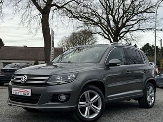volkswagen tiguan 2.0 tdi r line leder pano navi zetelverw. garantie