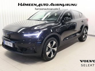 volvo ec40 twin performance plus pro black edition - *henkilökunnan käytöstä *tehdastakuu 30.10.2027 asti! *selekt *360 kamera *harman/kardon *pixel led *