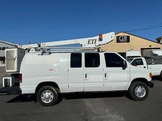 2007 ford e350 bucket van, eti 29ft bucket, with lower controls,
