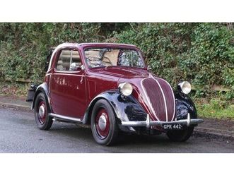 1938 fiat topolino rouge foncé manuel, 4 vitesses conduit...