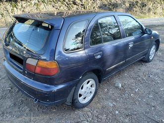 nissan almera 1.4 sr+ac 87cv twin cam 16v - nacional - 5 portas - d. assistida - ... abril/98
