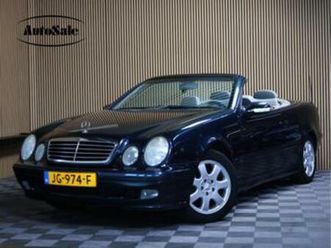 mercedes-benz clk-klasse cabrio 200 k. avantgarde aut navi b — mercedes-benz — marktplaats