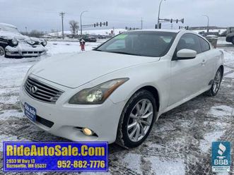 2011 infiniti g37x g37 2dr coupe 330hp v6 awd clean financing options!