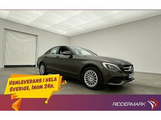 mercedes-benz c 220 d dragkrok kamera navi p-sensorer