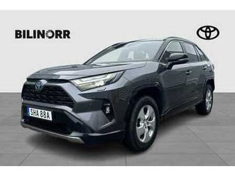 rav4 2,5 hybrid awd-i style/v-hjul/halvskinn/kamera/gps