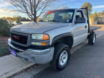 2005 gmc sierra 3500 flatbed 4x4 flatbed 496ci big block v8