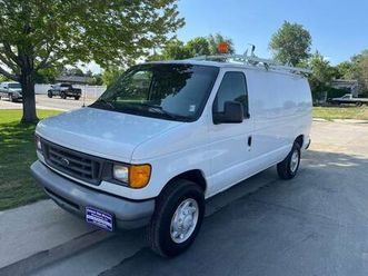 2007 ford e-series cargo e-250 one owner cargo van with ladder rack