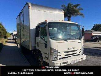 2019 isuzu npr hd nqr 16 ft moving box truck 81k miles liftgate gas