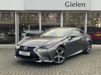 lexus rc 300h business line pro | eerste eigenaar, facelift, leer, stoelverwarming, adaptive cruise control, groot scherm, 18 inch, keyless, parkeersensoren