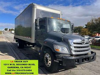 2020 hino 24ft high cube moving box truck air brake tuckunder liftgate