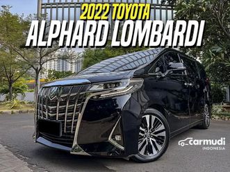 2022 toyota alphard 2.5 lombardi edition allegra mpv alegra black on beige hitam