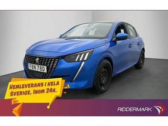 peugeot 208 1.2 allure panorama p-sensorer carplay