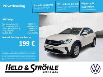 volkswagen taigo 1.0 tsi led pdc app dab+ lane assist