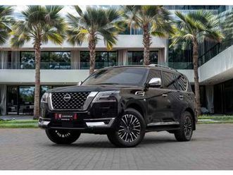 nissan patrol patrol le platinum | 5,288 p.m | 0% downpayment | agency warranty!