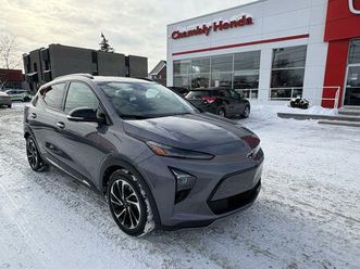 chevrolet bolt euv 2022 premier 22 000 km i cuir i sieges chauffants i camera i carplay i mags i securite active