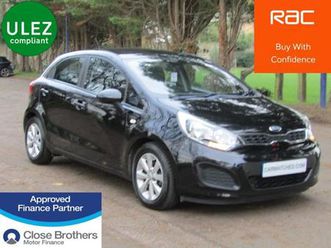 kia rio 1.25 vr7 5dr hatch * fsh * £35 tax * ulez * park assist * long mot