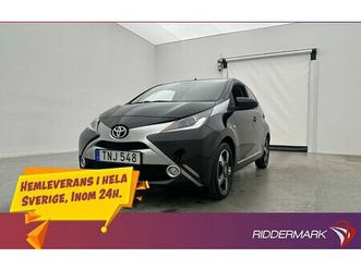toyota aygo 1.0 vvt-i x-clusiv kamera bluetooth skinn