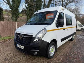 2020 vauxhall movano 2.3 turbo d 135ps h2 van panel van diesel manual