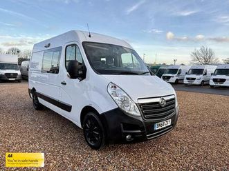 2018 vauxhall movano 2.3 cdti 3500 panel van 5dr diesel manual fwd l2 h2 euro 6 (130 ps) panel va...