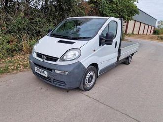 2006 vauxhall vivaro runs drives perfectly 38k miles flatbed 12m mot new