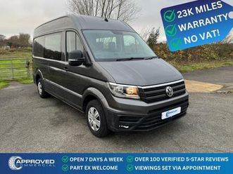2017 volkswagen crafter (17) no vat! 2.0 tdi 140 trendline cr35 l3h2 lwb ideal camper panel van d...