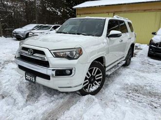 used 2015 toyota 4runner 7 passengers,limited,no accident history,certified