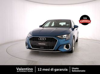 audi a3 sportback 35 tdi s tronic business advanced del 2022 usata a roma