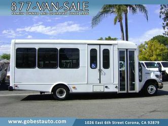 2014 ford e450 20-passenger wheelchair lift bus rv camper cargo van low miles!