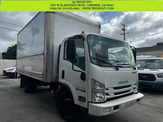 2020 isuzu npr hd nqr 16ft moving box truck 125k miles liftgate gas