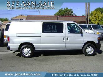 2008 ford econoline cargo work van ex-city loaded rv camper 37,000 miles!