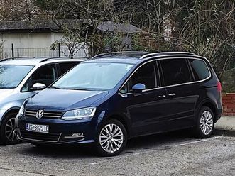 vw sharan 2,0 tdi automatik highline, 7 sjedala, panorama, 2015 god.