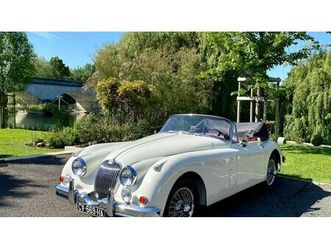 1960 jaguar xk150 blanc manuel conduite à gauche in angou...