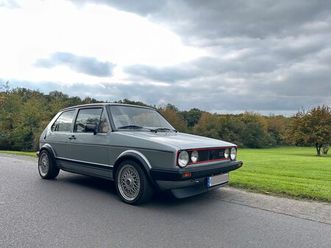 vw golf mk1 gti 1,6 eg silber oldtimer 1. hand