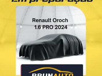 renault oroch pro 1.6 flex 16v mec.