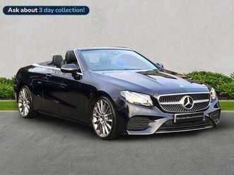 2.0 e300 amg line cabriolet g-tronic+ euro 6 (start/stop) 2dr