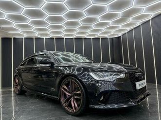 2015 audi rs6 4.0t fsi v8 bi-turbo rs6 quattro 5dr tip auto estate petrol automatic
