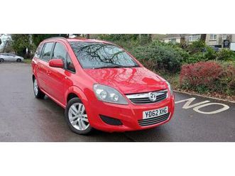 2012 vauxhall zafira 1.6i [115] exclusiv 5dr mpv petrol manual
