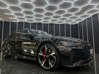 2022 audi rs6 carbon black tfsi mhev quattro auto estate petrol automatic