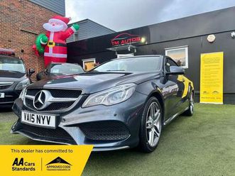 2.1 e220 bluetec amg line (premium) cabriolet g-tronic+ euro 6 (start/stop) 2dr