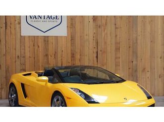 2007 lamborghini gallardo spyder jaune automatique, 6 vit...