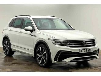 volkswagen tiguan - 2.0 tdi r-line 5dr dsg + volkswagen warranty