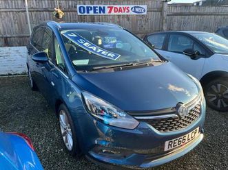 2016 vauxhall zafira 1.4t tech line 5dr mpv petrol manual