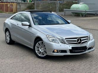 mercedes-benz e 350 coupe 3.5 292ps automatik xenon pano leder