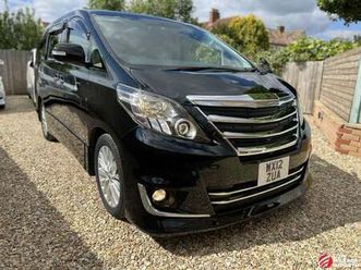 toyota alphard 3.5 v6 c package full leather sun roofs 2012